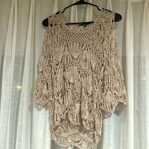 Crochet Tan Top